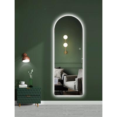 网能红异形镜光发墙带灯穿衣镜壁挂贴全身镜 27714衣帽间智试衣镜