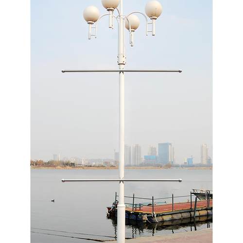 灯杆灯旗杆路灯杆广告杆牌定制户双面架子电线马外路电杆旗杆