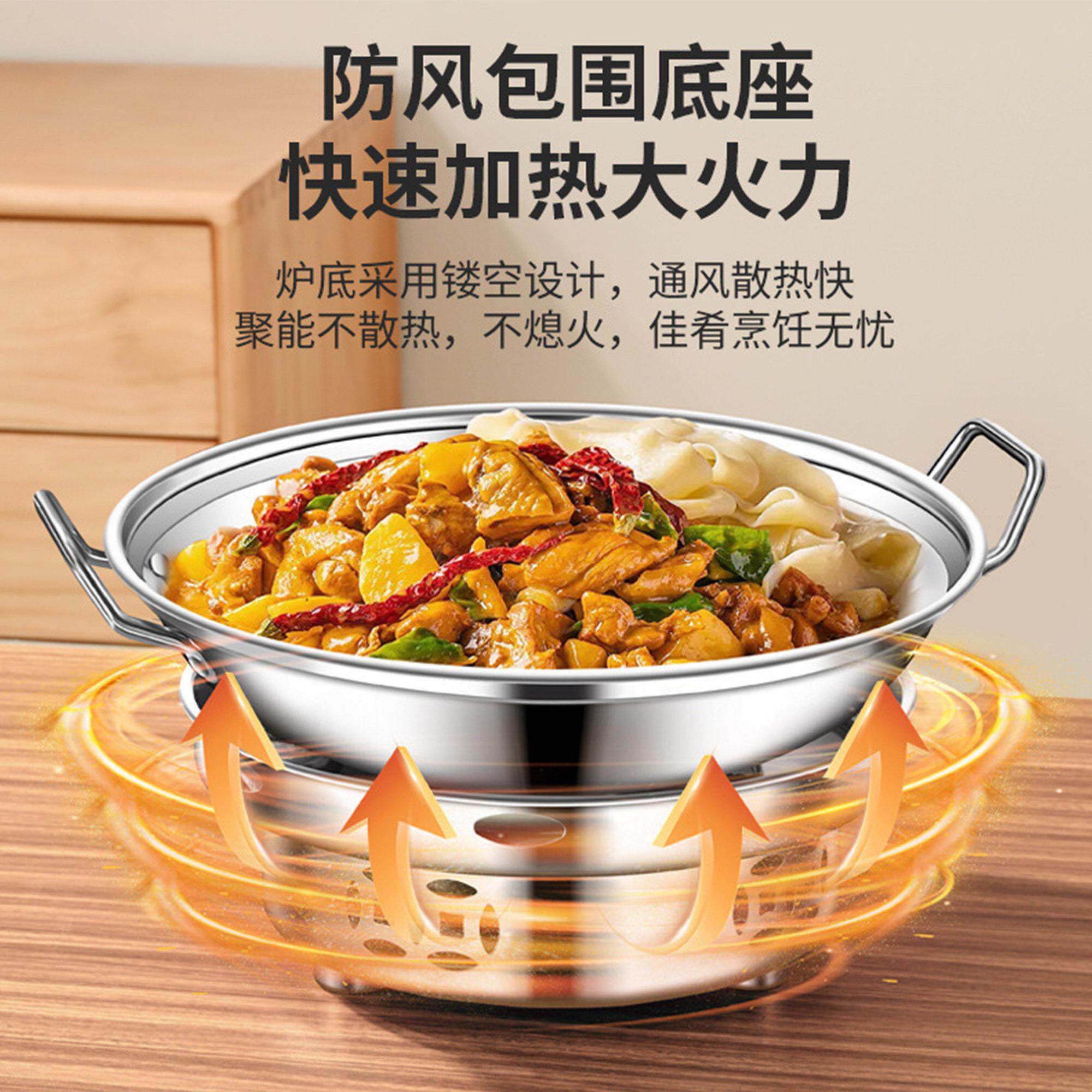 德国干店锅锅品具316食级商用酒精炉饭酒精炉子小火锅不专用xxp12