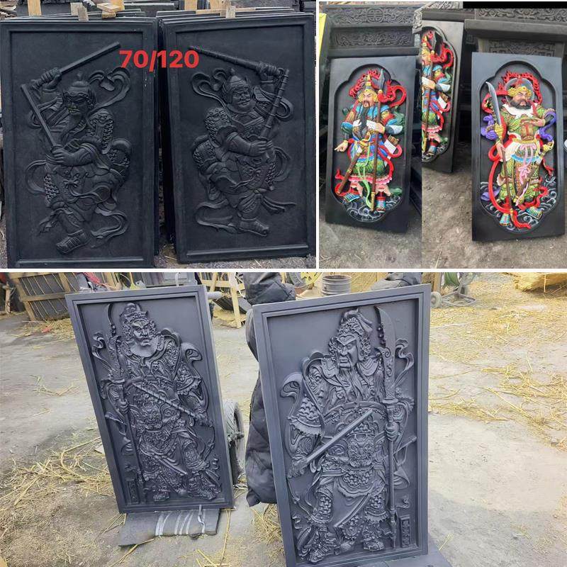 彷古神雕砖无品牌/中式院门楼门神荼郁垒秦叔宝尉庭迟敬德镇宅浮