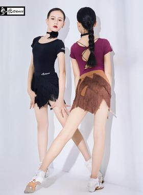 王拉丁套舞SBY服练朝习服023新女孩夏2季装舞蹈服H6313+H7251