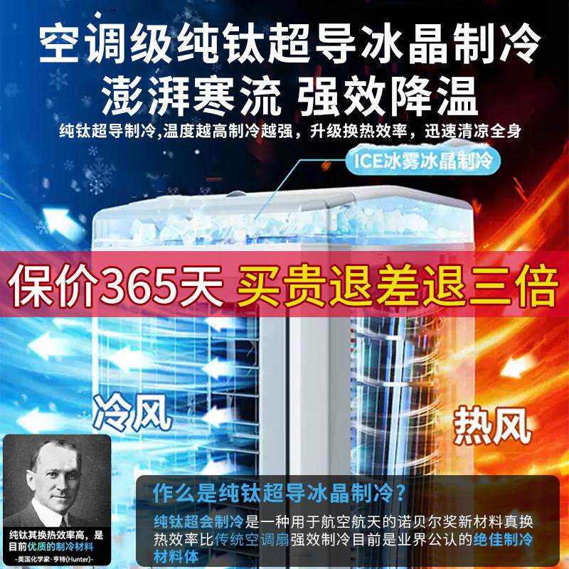 用型工业蒸式大冷发风机水冷式空163调扇电风扇家加水制冷工厂商