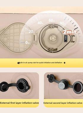 探气索者充叠床垫地板新的全自动便携式TXZ-充气睡眠垫折床单家庭