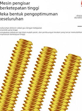 镀钛不锈钢用加长挤压丝攻M1/2/4/6/12*80-150L细牙丝锥美制UNC