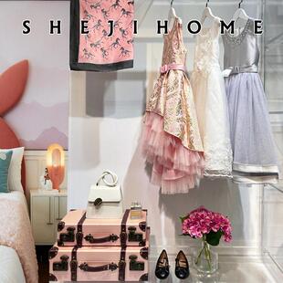 女孩房衣帽间装饰品摆件公主裙样板间软装女童连衣裙套件衣柜衣服