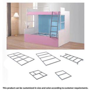 定制上下床承重铁架五金配件床架支撑架承重铁架双人床承重铁架