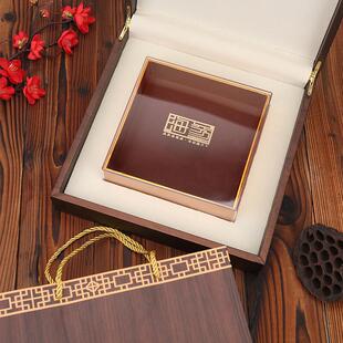 简约高档海参包装盒一斤装海参礼盒空盒干海参礼品盒实木海参盒子