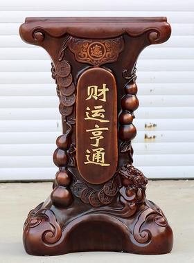 招财进宝财运亨通工艺品台子开业礼品貔貅武财神关公供桌树脂底座