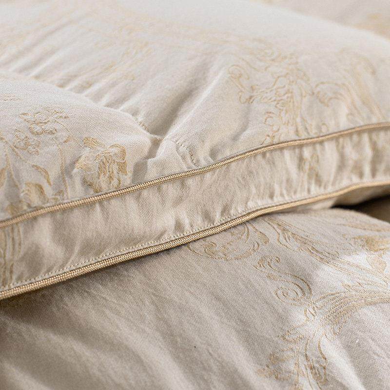 羽绒被95白鹅绒冬季被芯全棉彩棉羽绒被被芯春秋被子AA级羽绒冬被