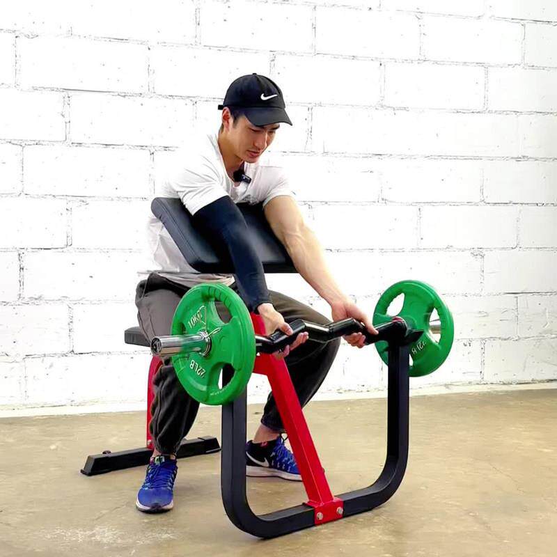 杠铃杆二头肌曲臂粗柄举重杠铃抓握力训练小弯曲臂核心爆发力训练