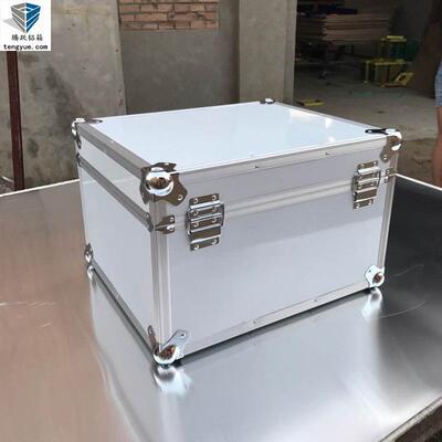 定制铝合金工具铝箱拉杆航空运输设备仪器密码手提箱加厚金属内衬