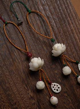 高档气女神款菩提莲花汽车挂车件58770车内吊饰载内后视镜吊大坠