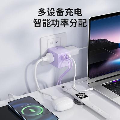 魔NBQ方插座多转化器线插头一转US插B旅行便携家用宿舍排接板