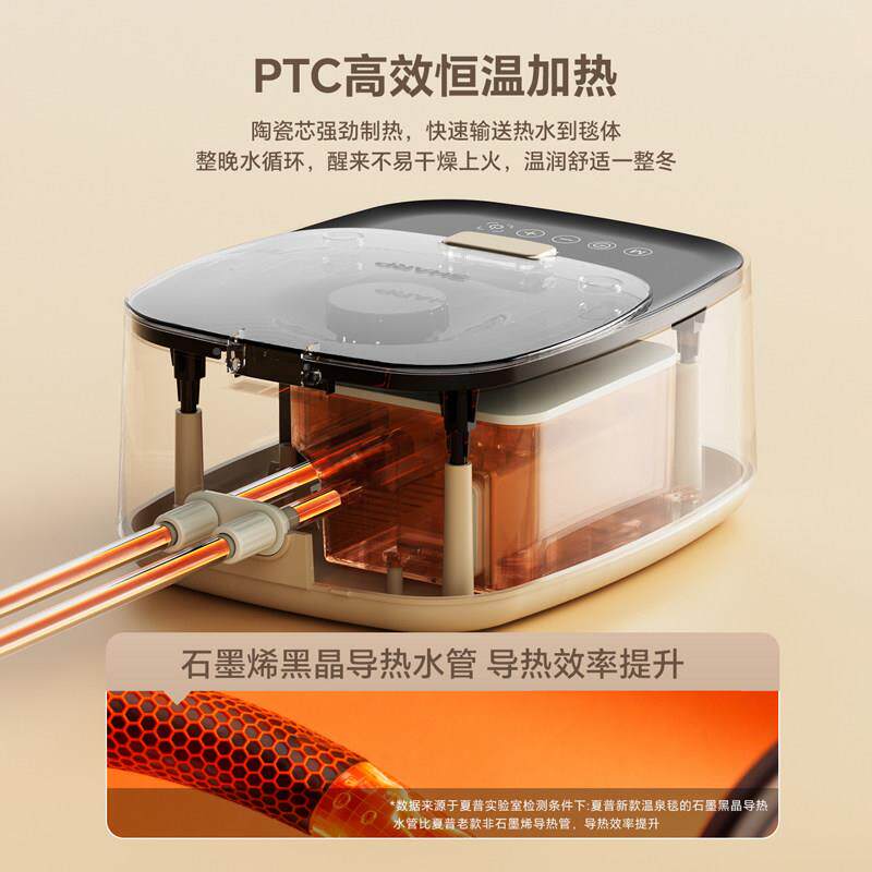 夏水暖褥毯电热毯电热子水Sharp\/循环双人电热墨垫石普烯控温轻