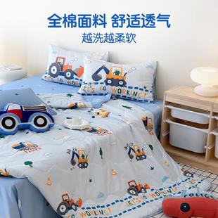 多夏喜爱空调被4958wfvins风季全棉凉被薄可机洗水洗夏被夏款被芯