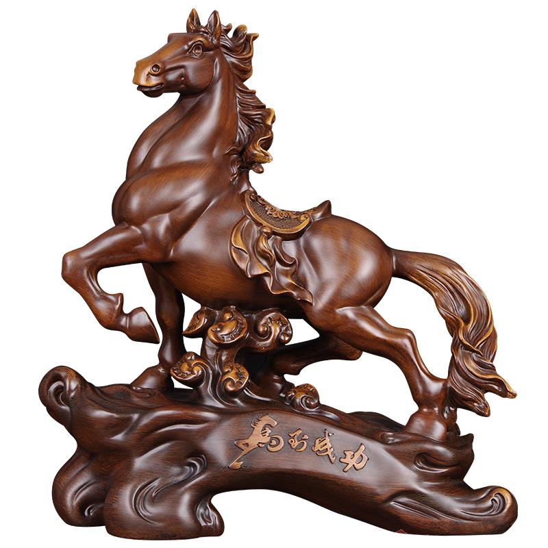 马摆马到成功生品肖JS11招财家居客厅装饰电视柜柜办酒公室桌面件