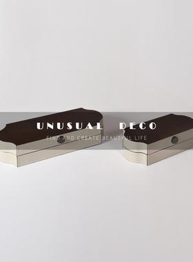 现代家居商盒书务AWB皮革首饰收纳托盘样板间售楼部巾房纸盒桌面