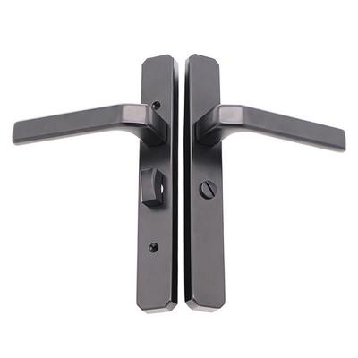 边化妆室门锁黑间色金色沙银110/130mm窄面窄型材洗手家配用锁件