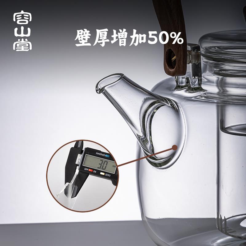 玻木璃烧水20ch11812泡5新款蒸煮茶壶茶壶壶家用电陶炉实煮茶炉