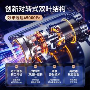 德国无线线车载吸尘器手LYH24111持小型超强大吸车强力汽车内力吸