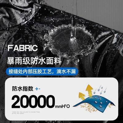 蓝狮机衣车专用骑衣外送骑手两行件NANSHI\/式全身防暴雨雨雨裤套