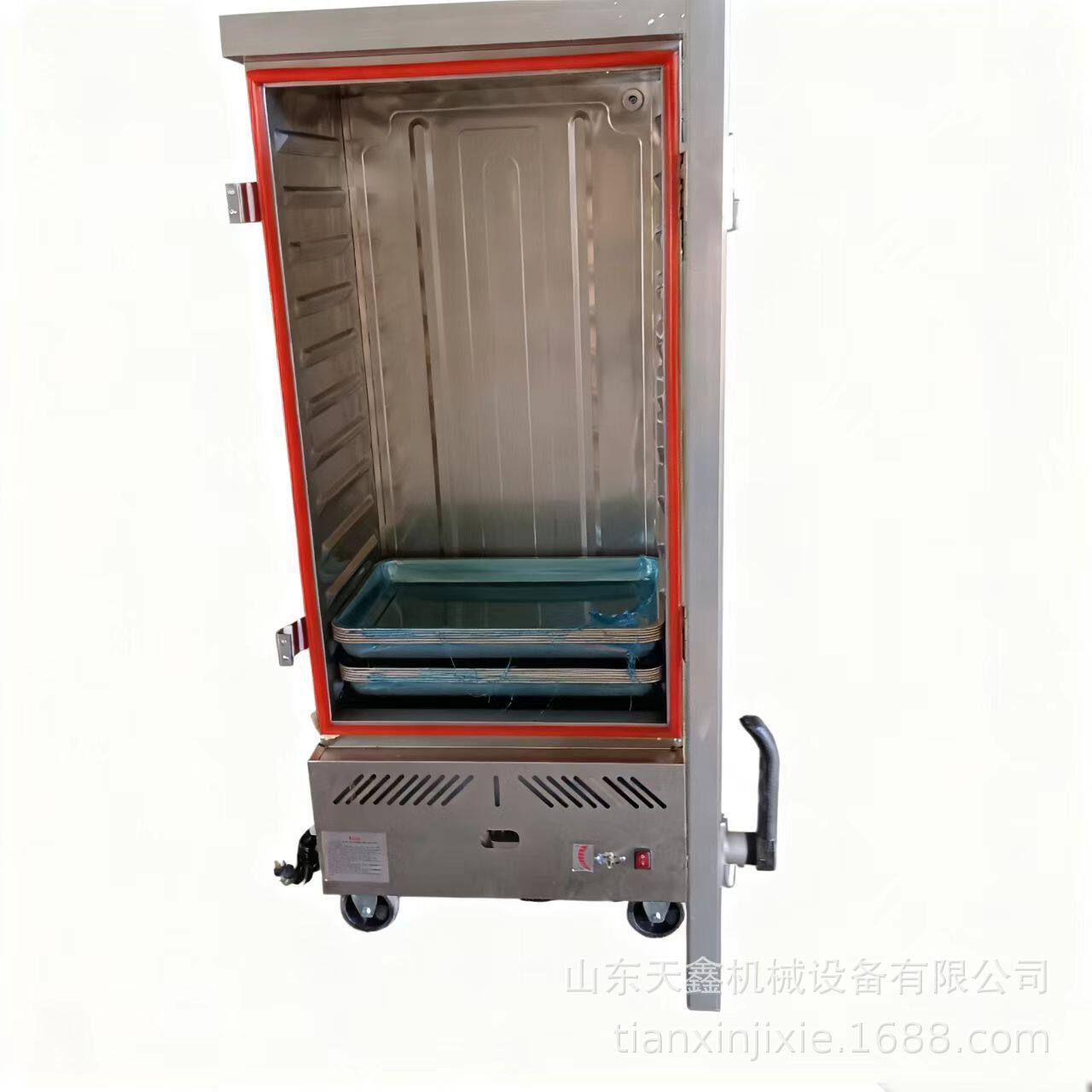蒸饭柜食堂厨房蒸柜商用蒸饭车山东电蒸车