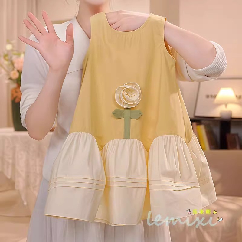 女童连衣裙2025新款夏装儿童洋气时髦网红棉布公主裙夏季女孩裙子