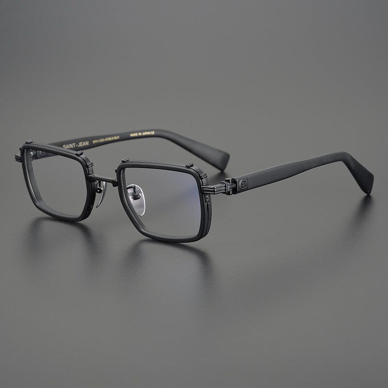 简丹个性磨砂黑方框眼镜架男女复古时尚板材潮流R眼镜框防蓝光近
