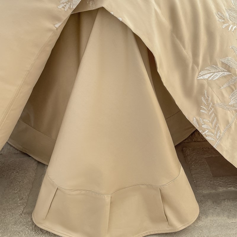 A类200支纯棉四件套被r套全棉床单100长绒棉被罩简约床笠床上用品