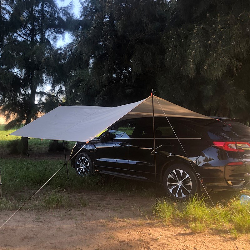 车边帐篷天幕汽车侧帐轿车遮阳帘车载幕布自驾游露营雨棚防雨防晒