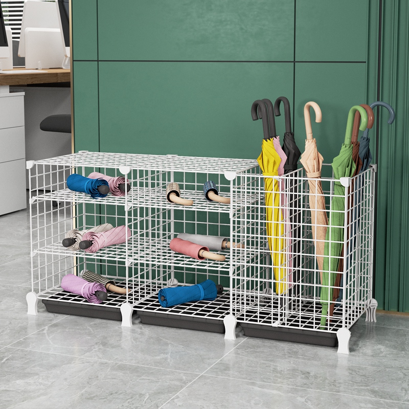 创意雨伞收纳架家l用简约雨伞架大堂放伞神器置物架伞桶沥水架