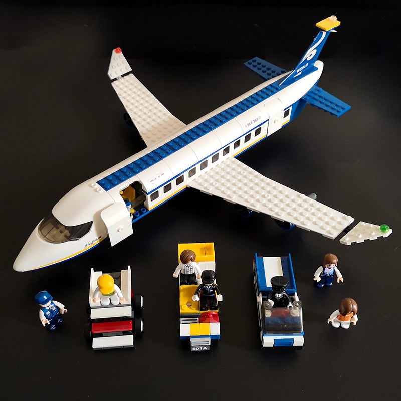 2024新款拼装玩具飞机系列积木男生6岁以上小学生男孩子8岁高难度