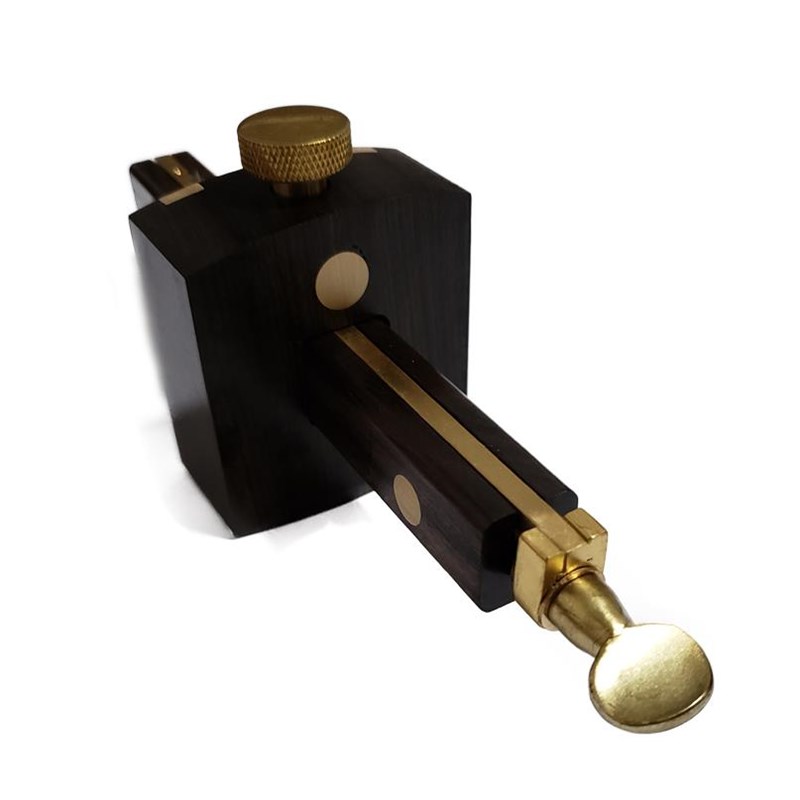 木工划线器英式黑檀螺杆式划线器划线规榫规平行双线燕尾榫肩划针