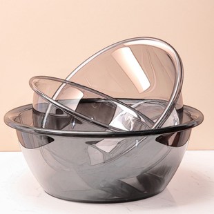 洗脸盆家用塑料盆子大o号透明盆加厚耐用洗衣盆学生宿舍用洗脚小