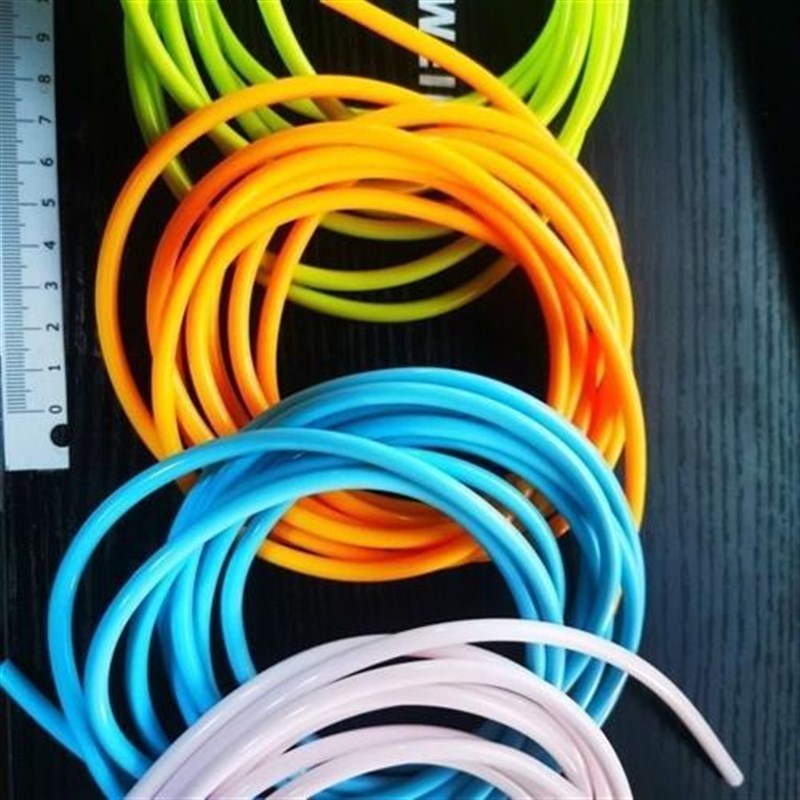 PVC胶绳替d换绳5-6-7-8-9mm软绳备用跳绳不绕绳DIY组装零件配件