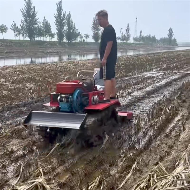 25马力履带微耕机 小型多功能拖拉机 水旱两用旋耕机