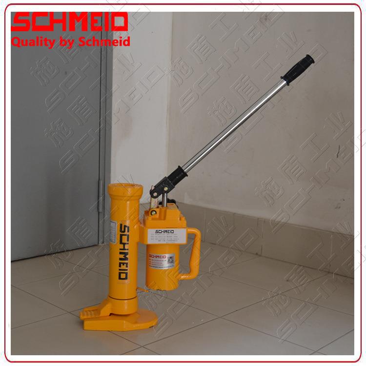 /低位液压跨顶爪式5T机床旋转千斤顶重型叉车维修立顶