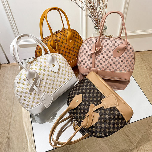 花料贝壳包2021ladies handbags跨境专供女包包女韩版时尚手提包