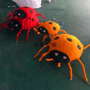 新款滴胶LED七星瓢虫甲壳虫造型灯 户外灯条节日装饰彩灯恐龙