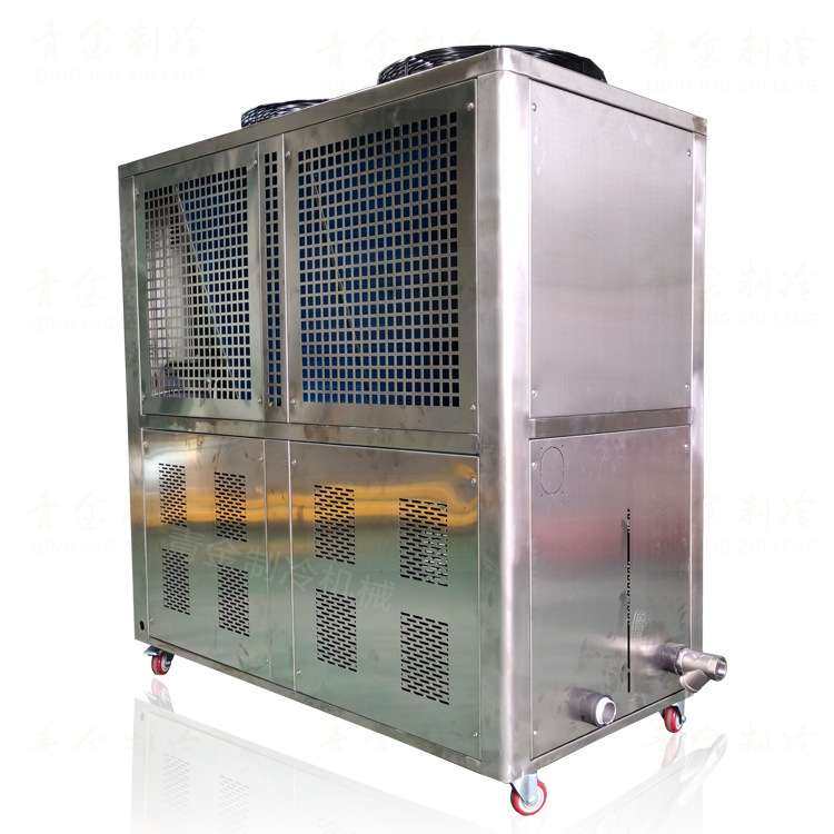 预制菜不锈钢冰水机中央大厨房集中供冷冰水蔬菜果类清洗保鲜冷水