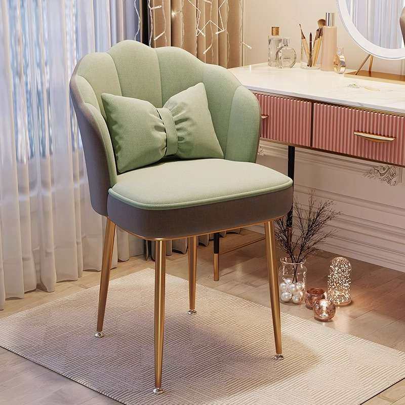 梳妆凳美甲椅女生卧室化妆靠背椅梳妆台凳子轻奢椅子网红花瓣椅,农机/农具/农膜,割灌机/割草机/油锯,淘宝优惠券,粉丝福利购,淘宝优惠卷