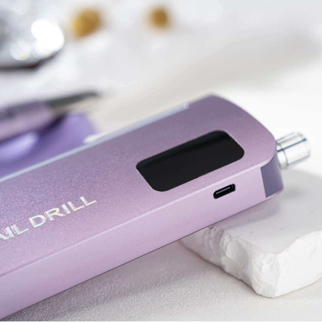 新款空心杯打磨机低震感低噪音便携式美甲修卸指甲电动打磨指甲抛