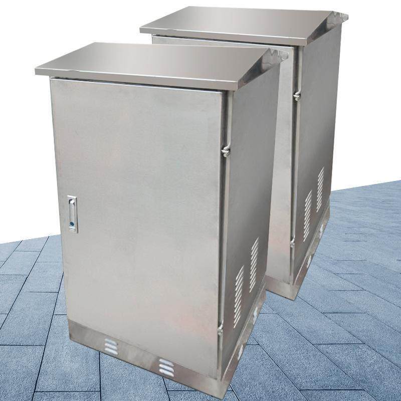 户外不锈钢网络机柜24U室外1.2米交换功放柜防雨设备柜防水弱电