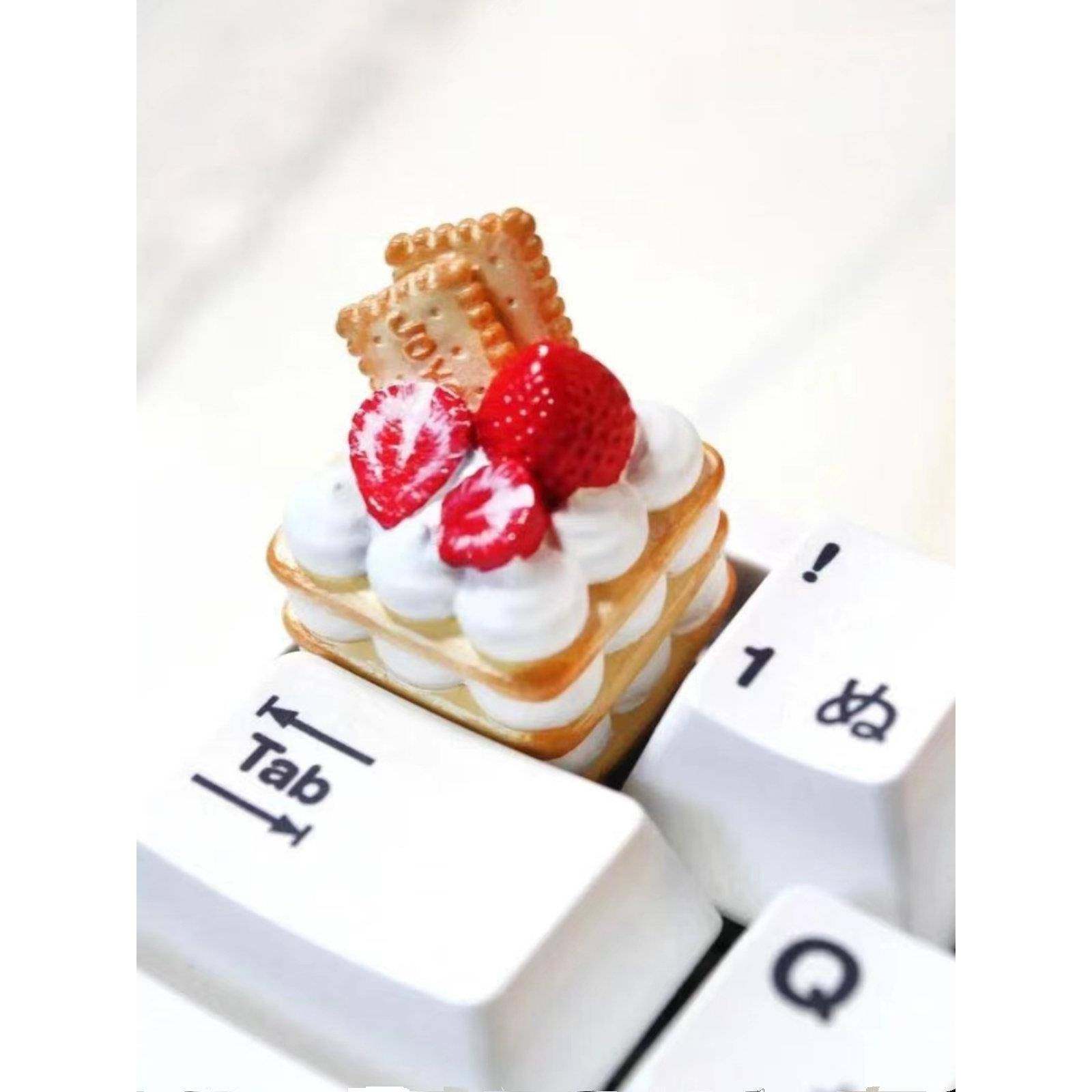 采购产品模拟美食键盘，奶油草莓松饼，草莓煎饼，个性化的利基机,电脑硬件/显示器/电脑周边,键帽,淘宝优惠券,粉丝福利购,淘宝优惠卷