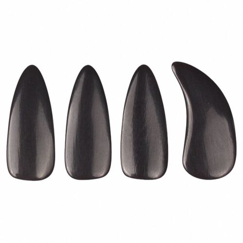 【厂价直批】黑牦牛角古筝指甲专业凹槽双弧度儿童成人用音色好