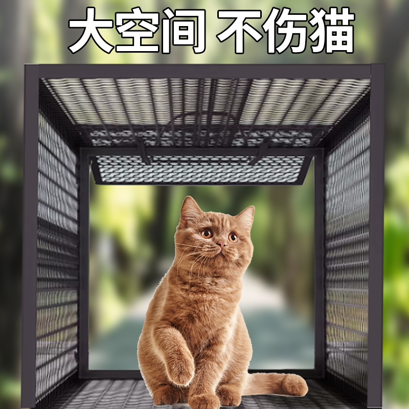 捕猫神器全自动捕猫笼人道救助捕抓捉猫咪新款大号逮捕流浪猫