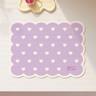 xipiplab厨房台面沥水垫硅藻泥碗碟碗筷隔热茶盘杯垫吸水垫餐垫