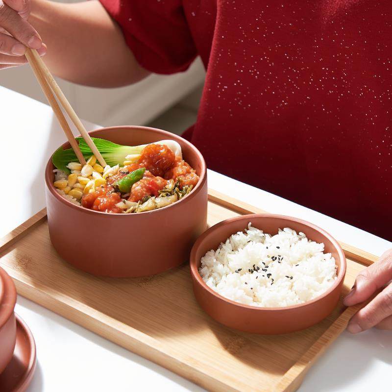 泥碗蒸碗老式家用蒸饭瓦钵饭钵陶瓷蒸菜蒸蛋碗紫砂钵头泡面土陶碗