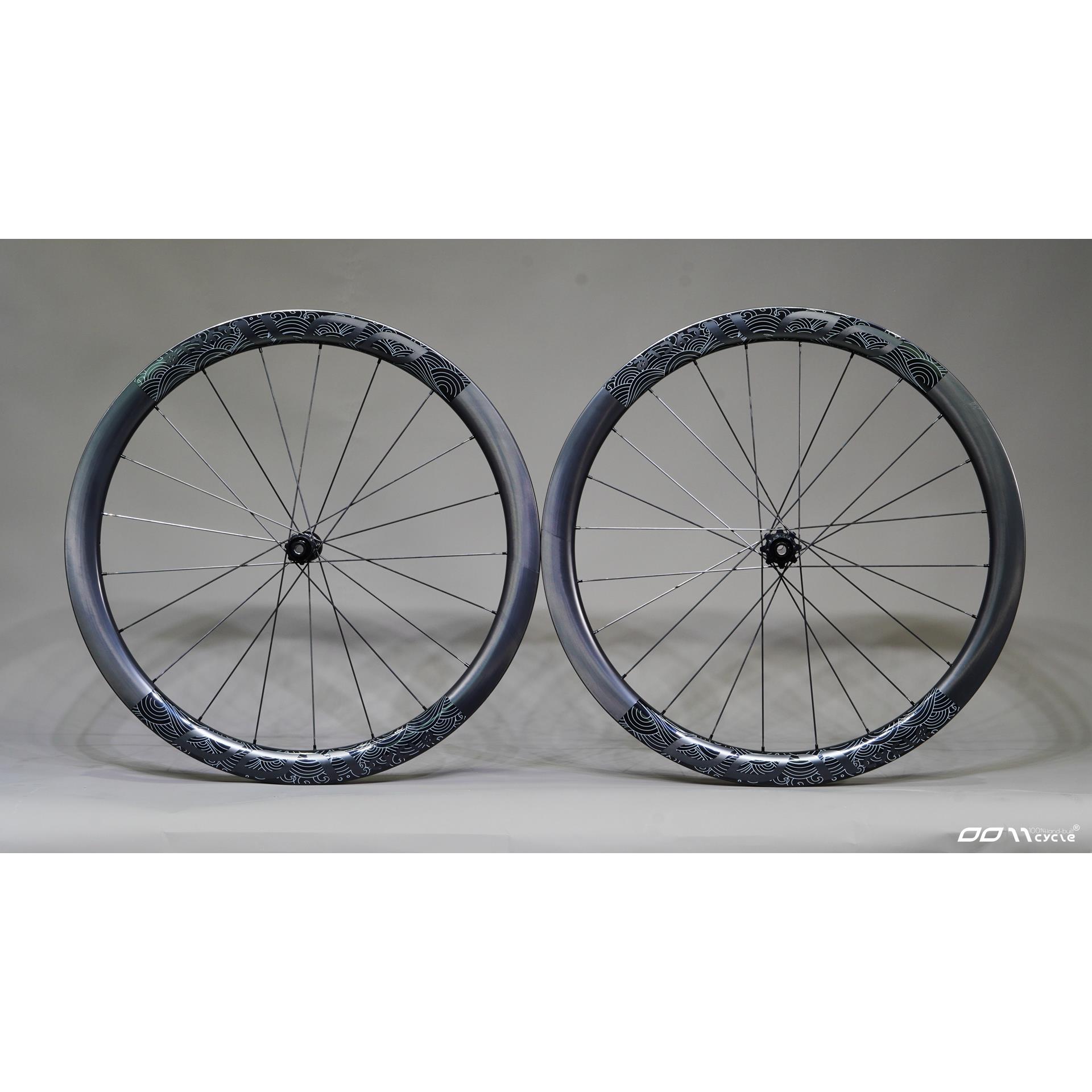 0011Cycle 24款R1碟刹中锁钢条版碳纤维轮组超轻公路碳刀超值推荐