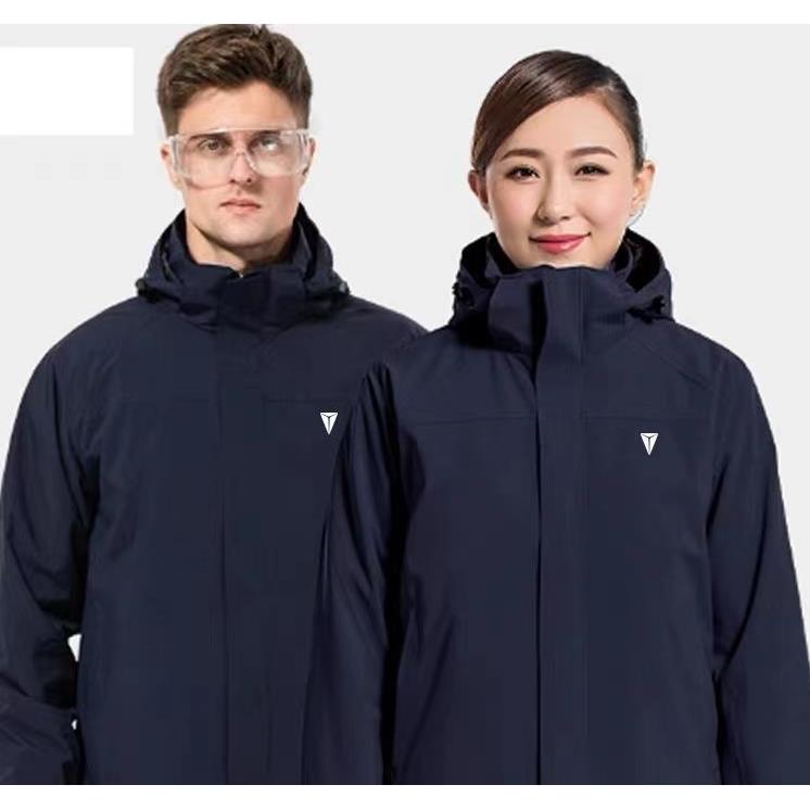 长安深蓝汽车冲锋衣工作服定制印logo冬季新能源4S店男女工装外套